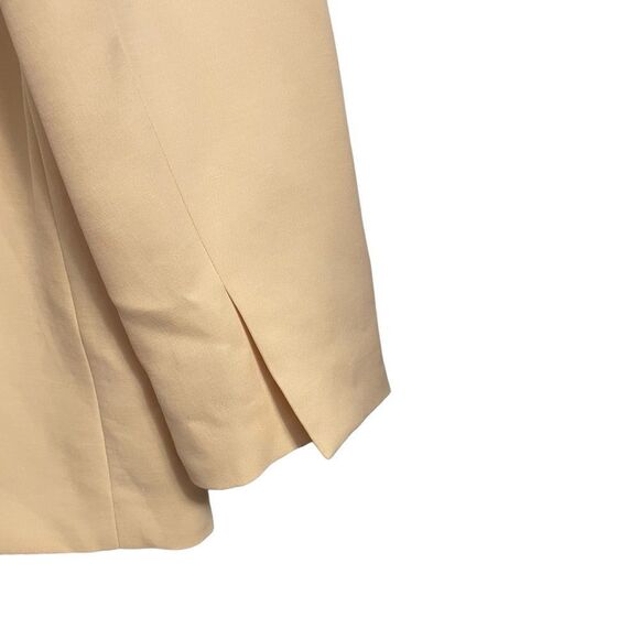 Zara Cream Two Button Oversized Blazer Jacket Size MED NWT - Picture 6 of 7